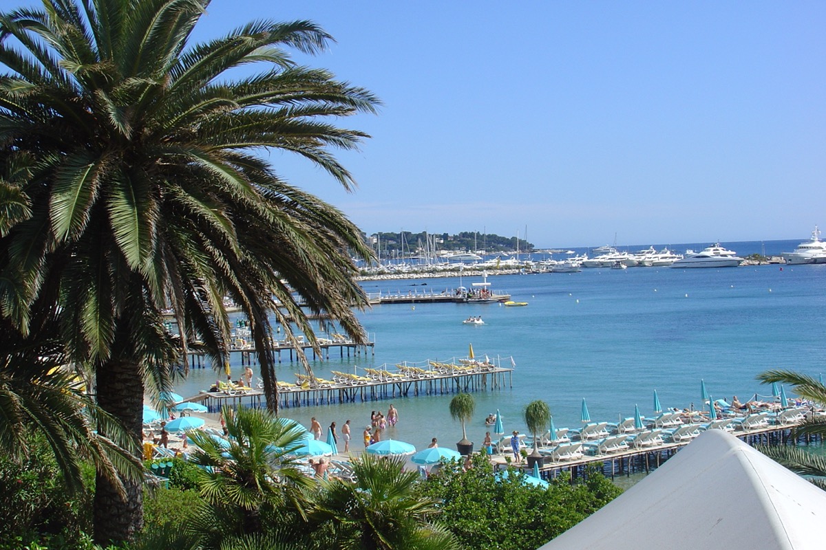 La côte d'Antibes et le Cap d'Antibes
